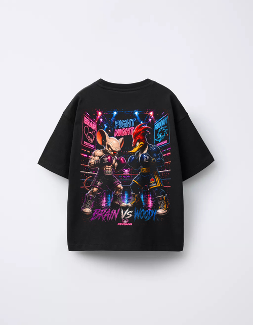 PSY GANG — Cérebro Elétrico Oversize Tee