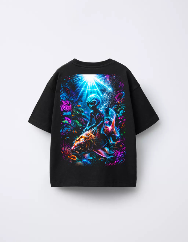 PSY GANG — ET Psicodélico Oversize Tee