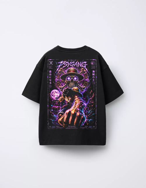 PSY GANG — Luffy Psicodélico Oversize Tee