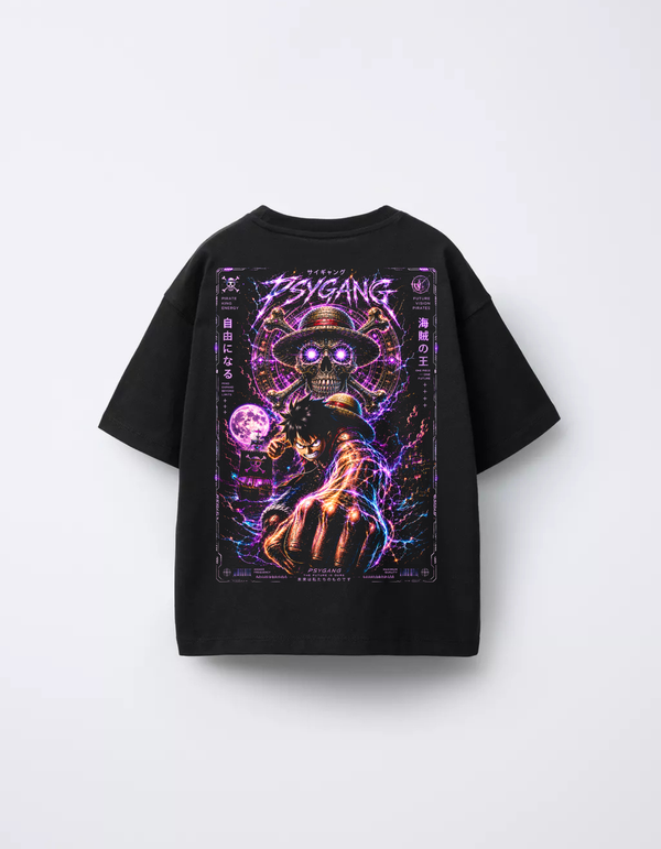 PSY GANG — Luffy Psicodélico Oversize Tee