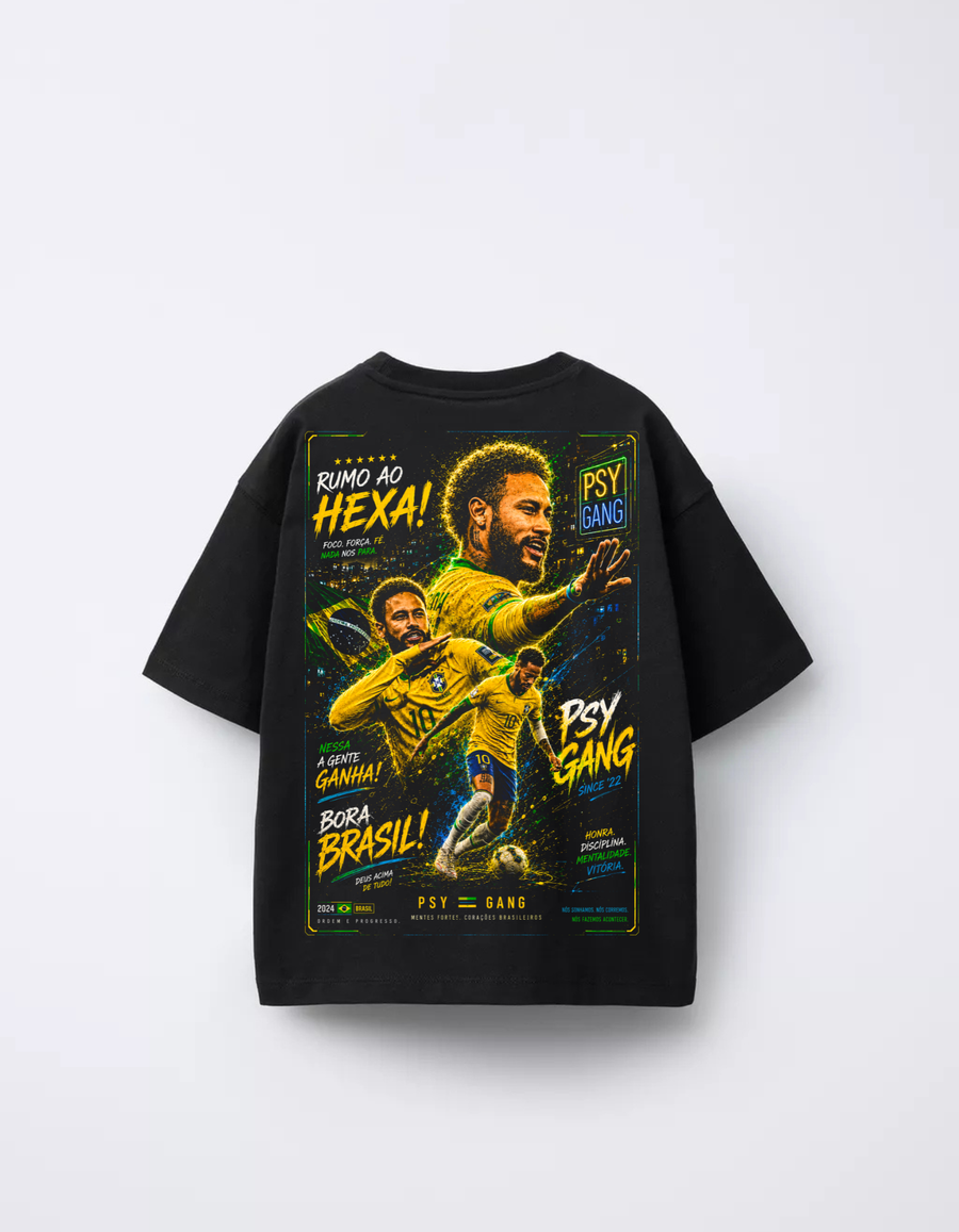 PSY GANG — Neymar Brasil Oversize Tee