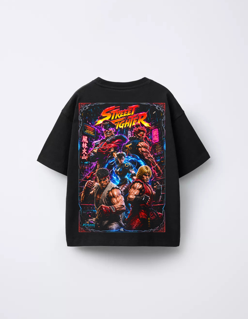 PSY GANG — Street Fight Oversize Tee