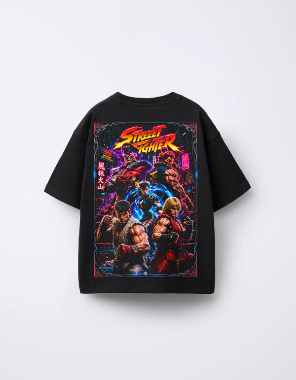 PSY GANG — Street Fight Oversize Tee