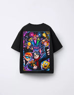 Camiseta PSY GANG Cartoon Gang costas