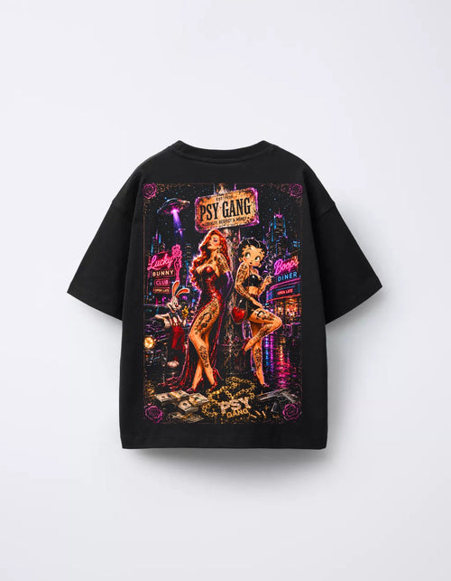 Camiseta PSY GANG Lucky Bunny Club costas