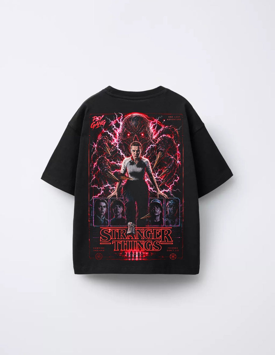 Camiseta PSY GANG Mundo Invertido costas