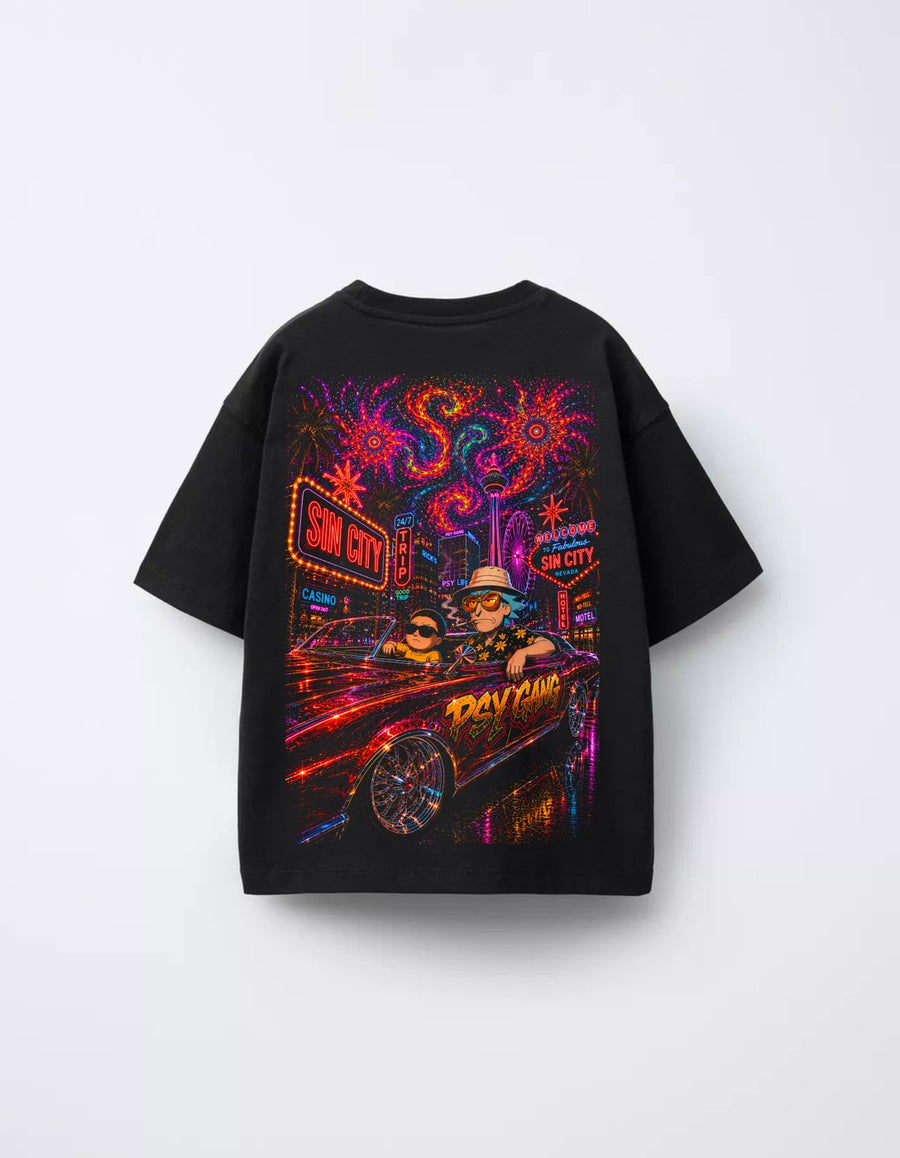 Camiseta PSY GANG Sin City costas