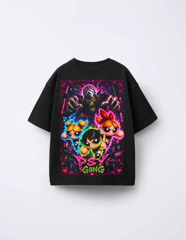 Camiseta PSY GANG Superpoderosas costas