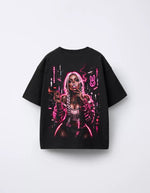 Camiseta PSY GANG Veneno Rosa costas
